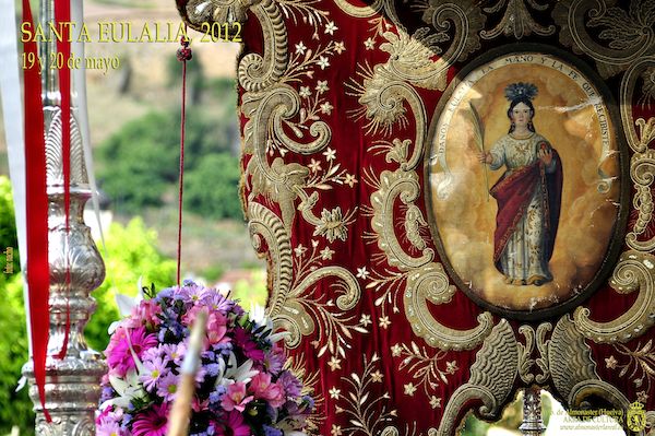 Romería en honor a Santa Eulalia Mártir 2012 Almonaster la Real